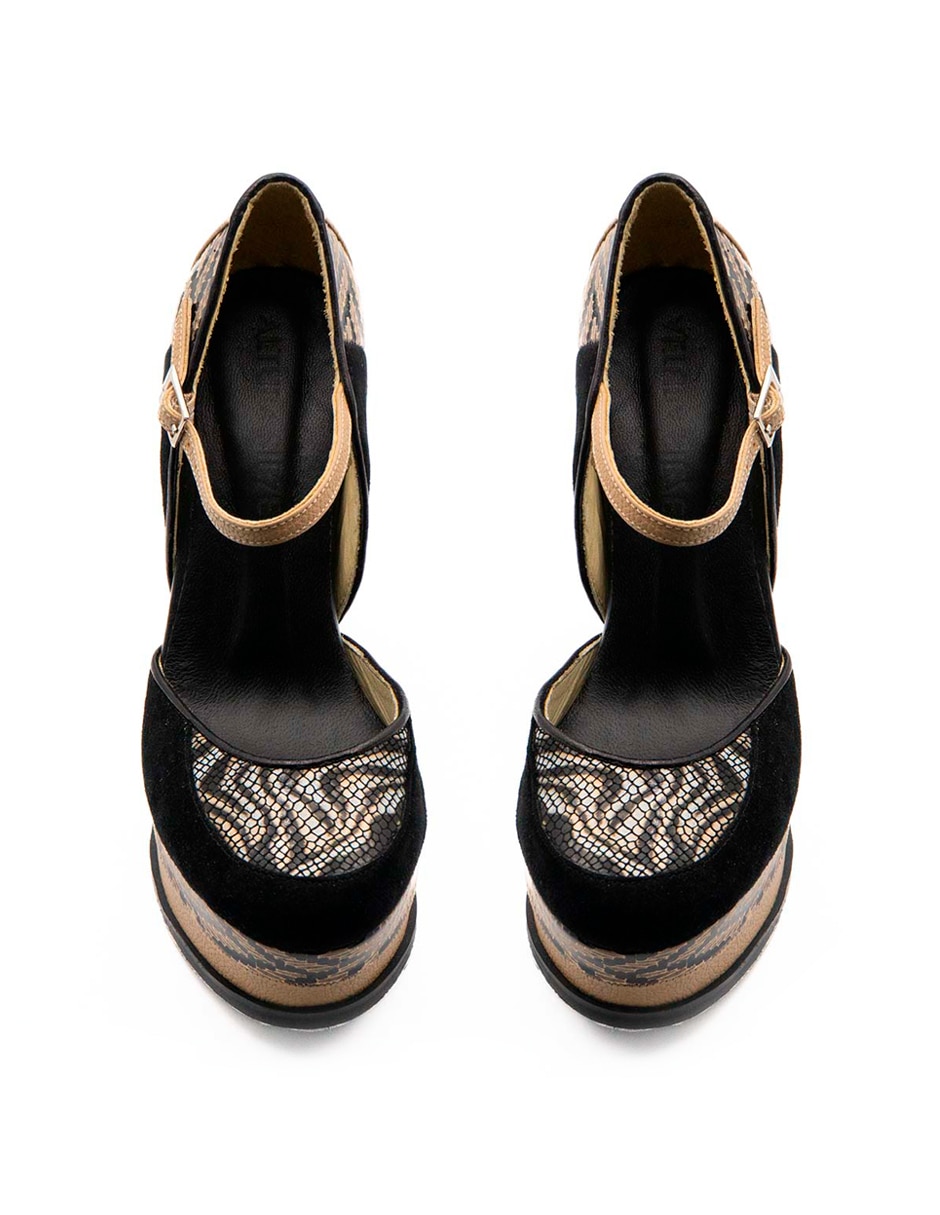 Zapatilla de piel 4