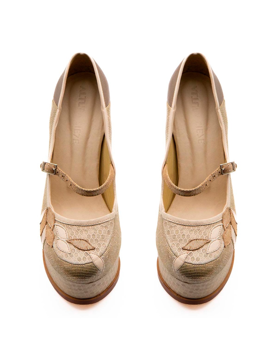 Zapatilla de piel 5