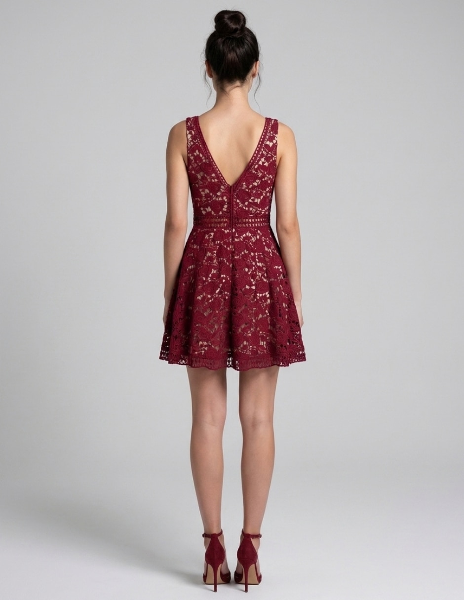 Vestido corto casual para mujer 4