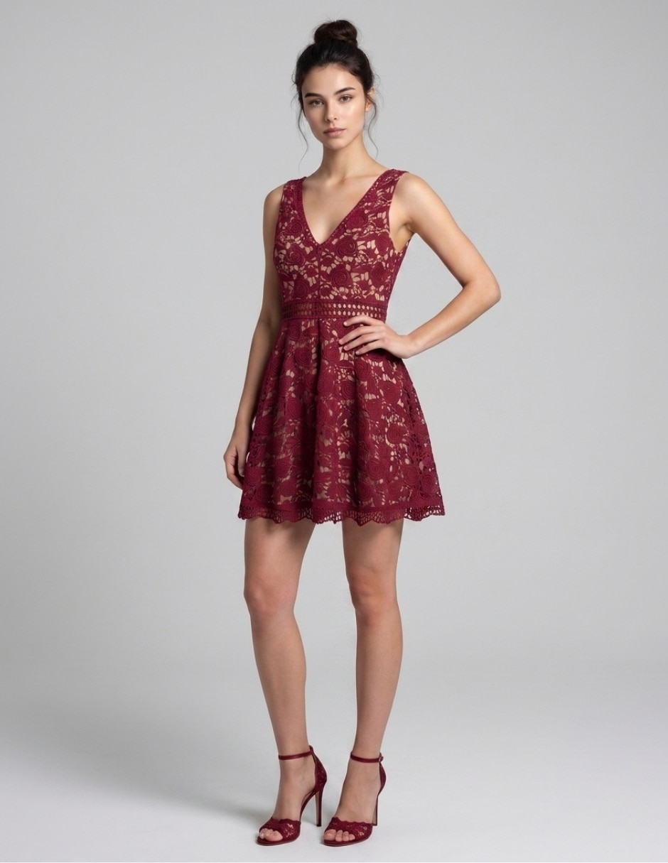 Vestido corto casual para mujer 2