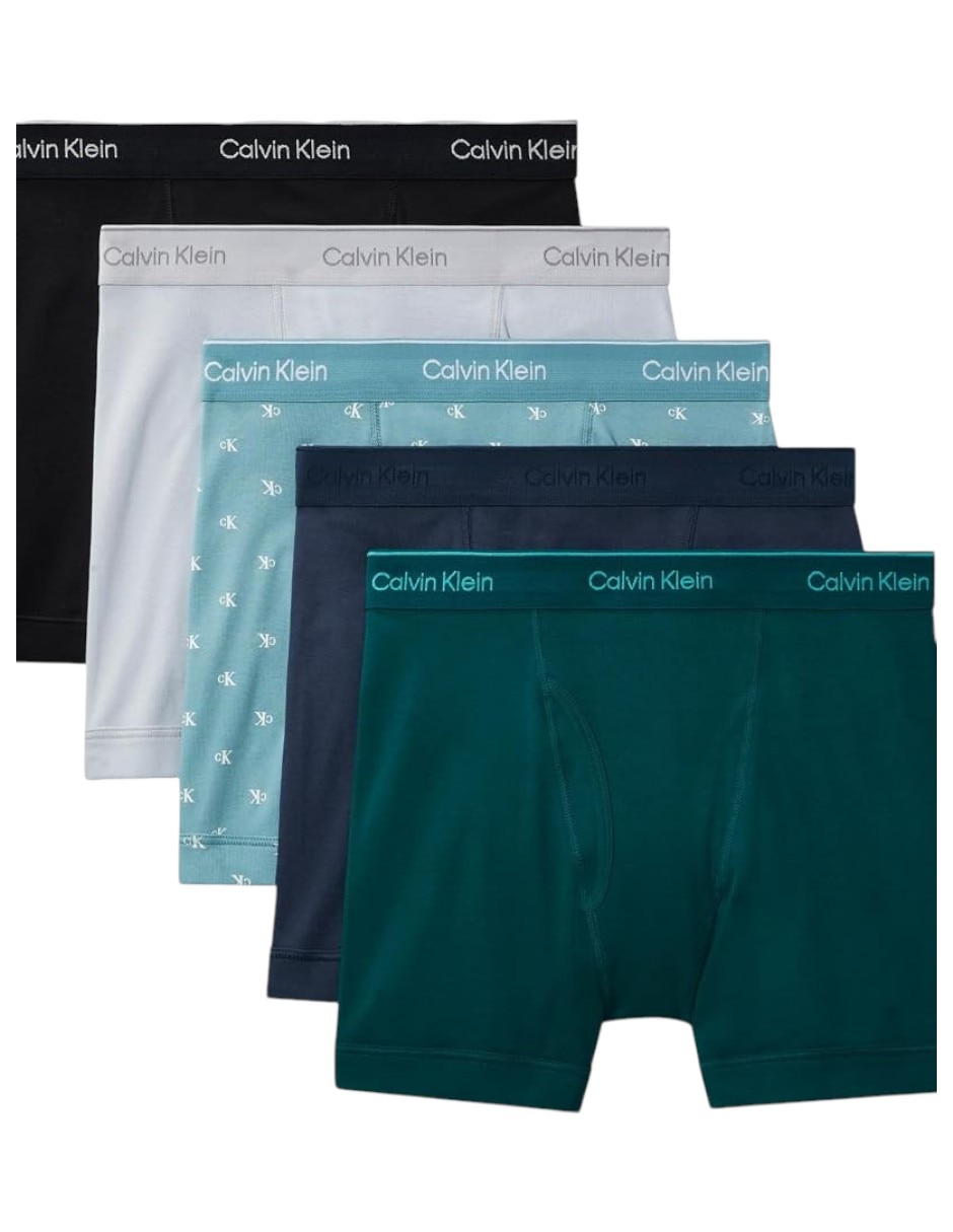 Bóxer brief de algodón para hombre 5 piezas
