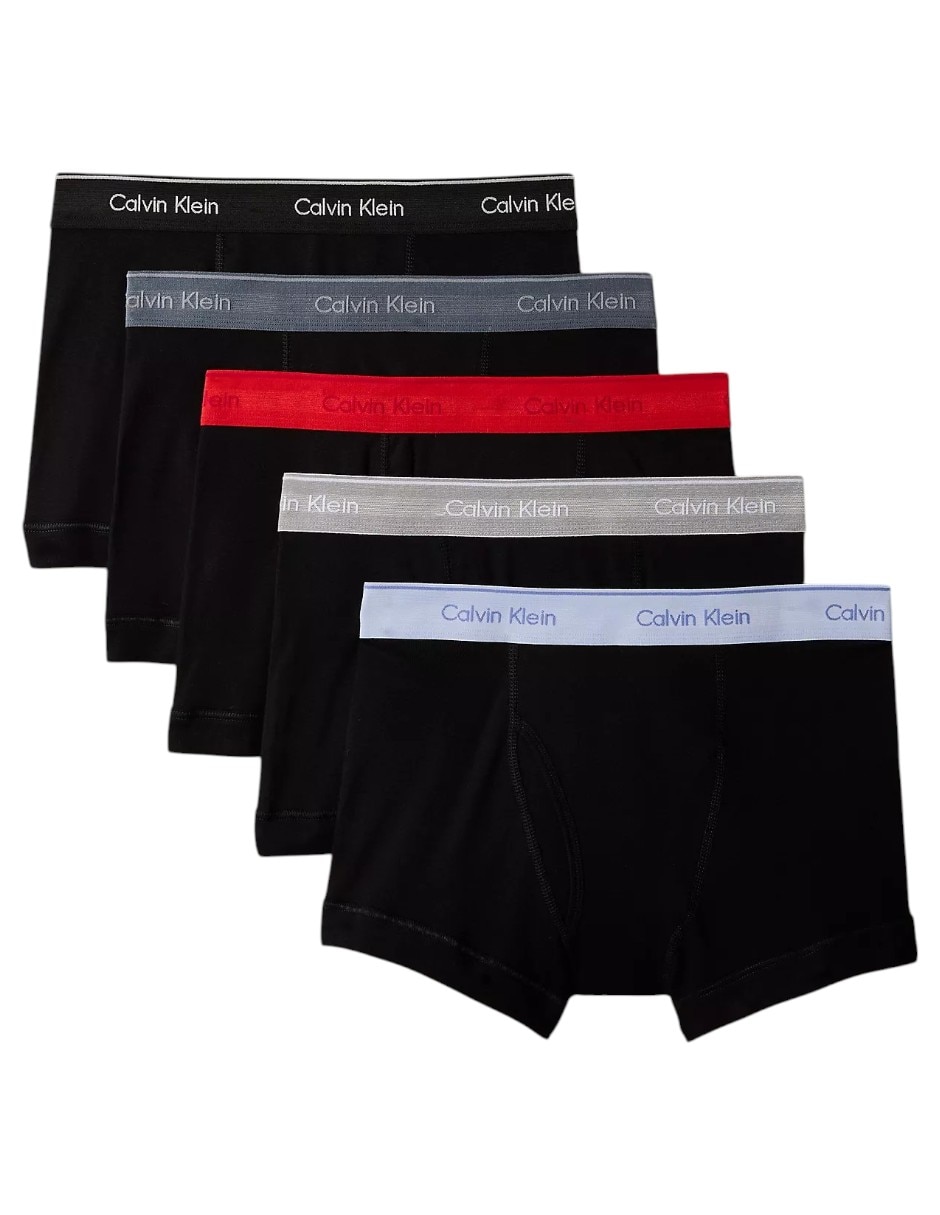 Bóxer trunk de algodón para hombre 5 piezas 5