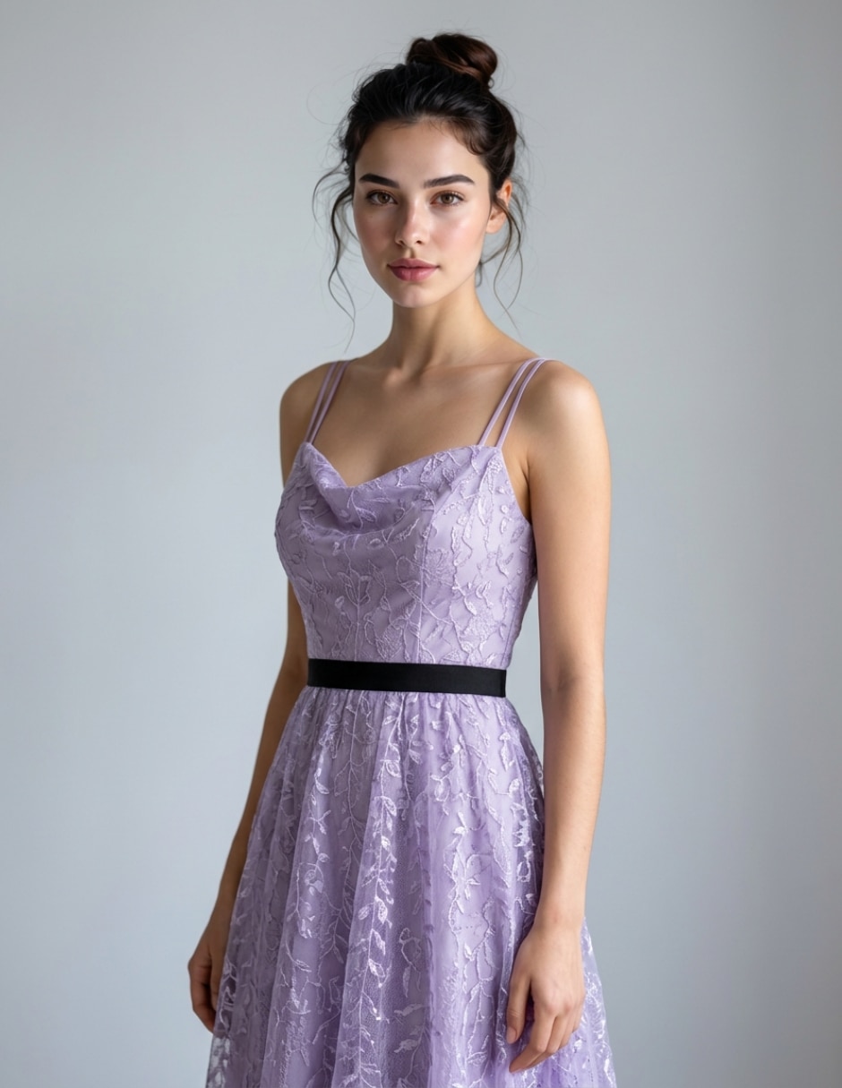 Vestido a la rodilla casual para mujer 3