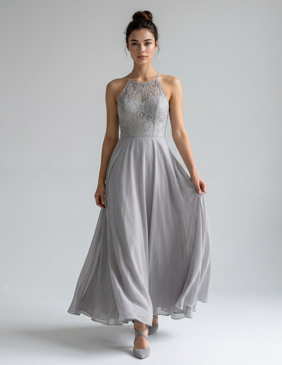Vestido largo de fiesta para mujer 3