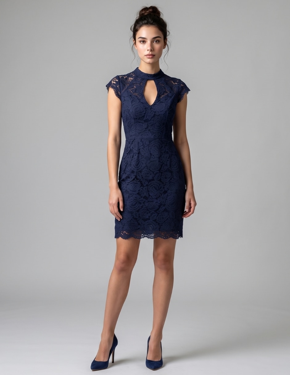 Vestido corto casual para mujer