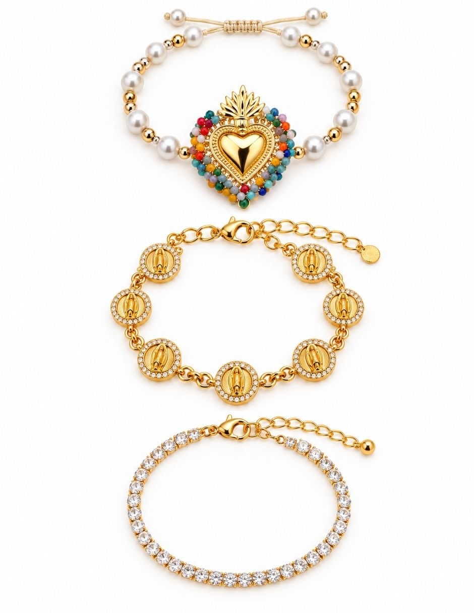 Set de pulsera sacré milagritos Set de pulsera sacré milagritos