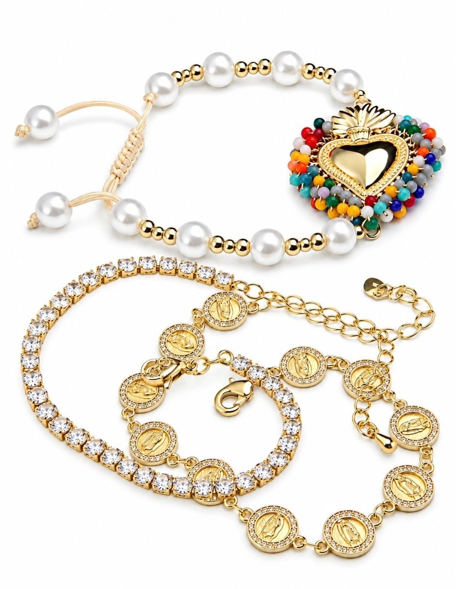 Set de pulsera sacré milagritos 7