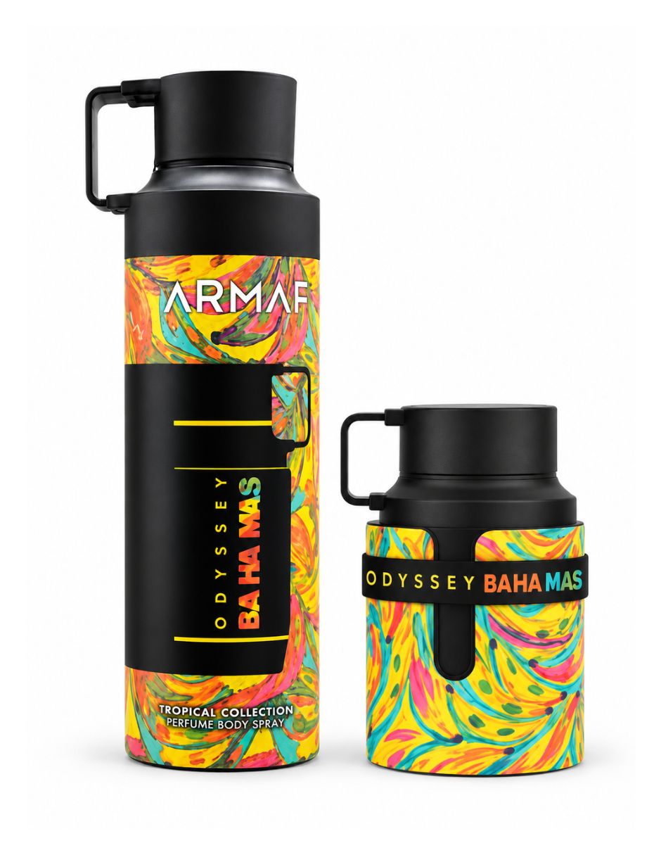 Kit eau de parfum Odyssey ba ha mas + body para unisex