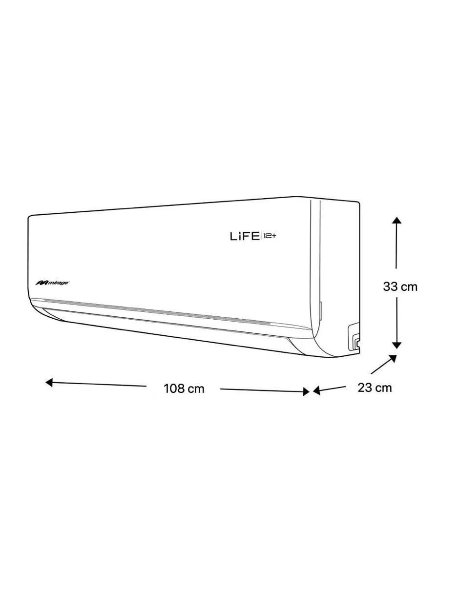 Aire acondicionado mini split Frío SETCLF261T 3