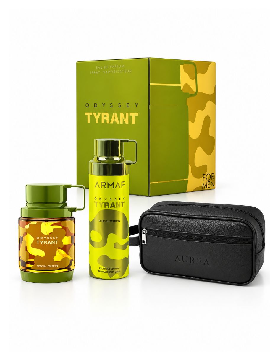 Kit Eau de parfum Odyssey Tyrant + Body para Hombre