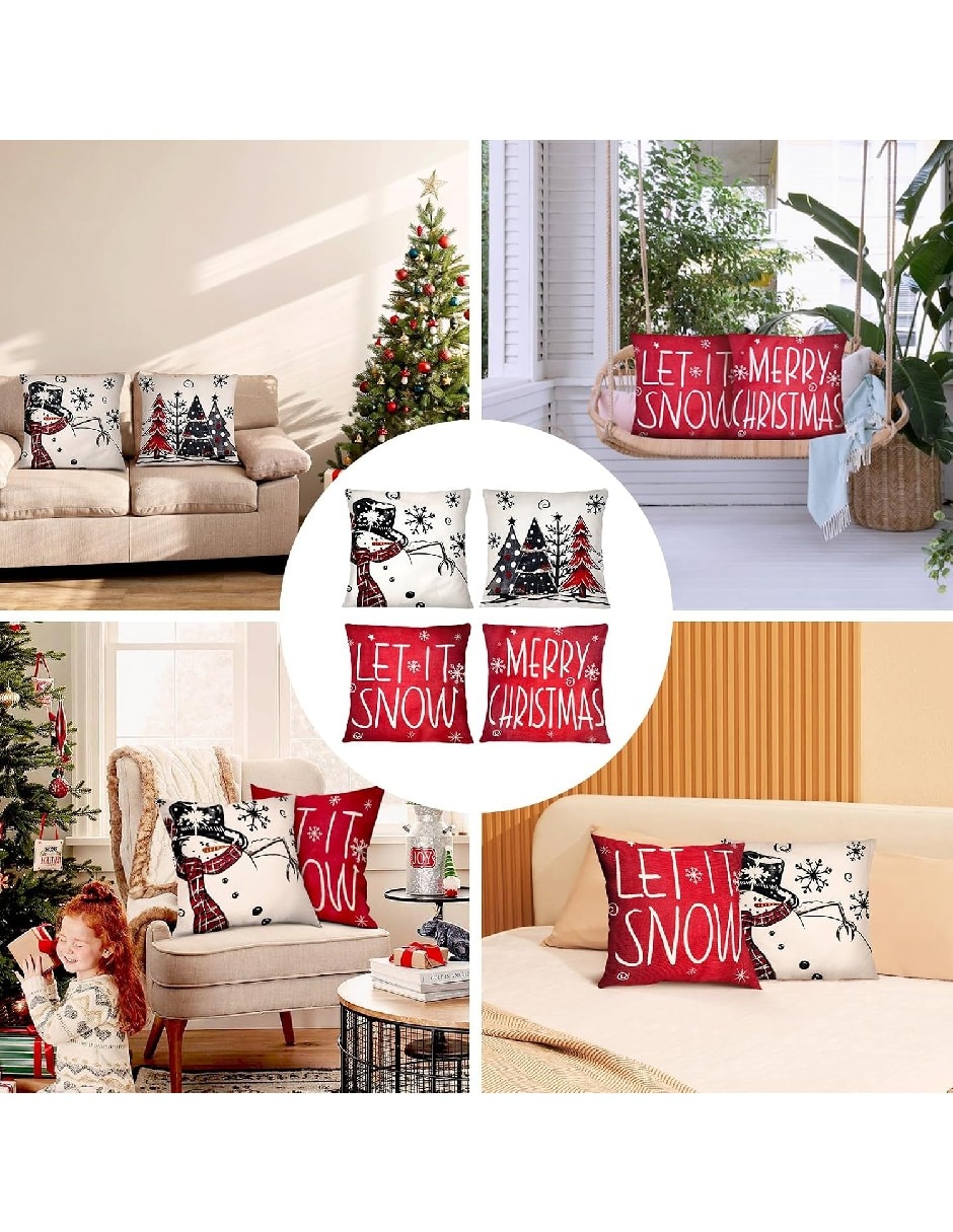 Set funda cojín navidad 2