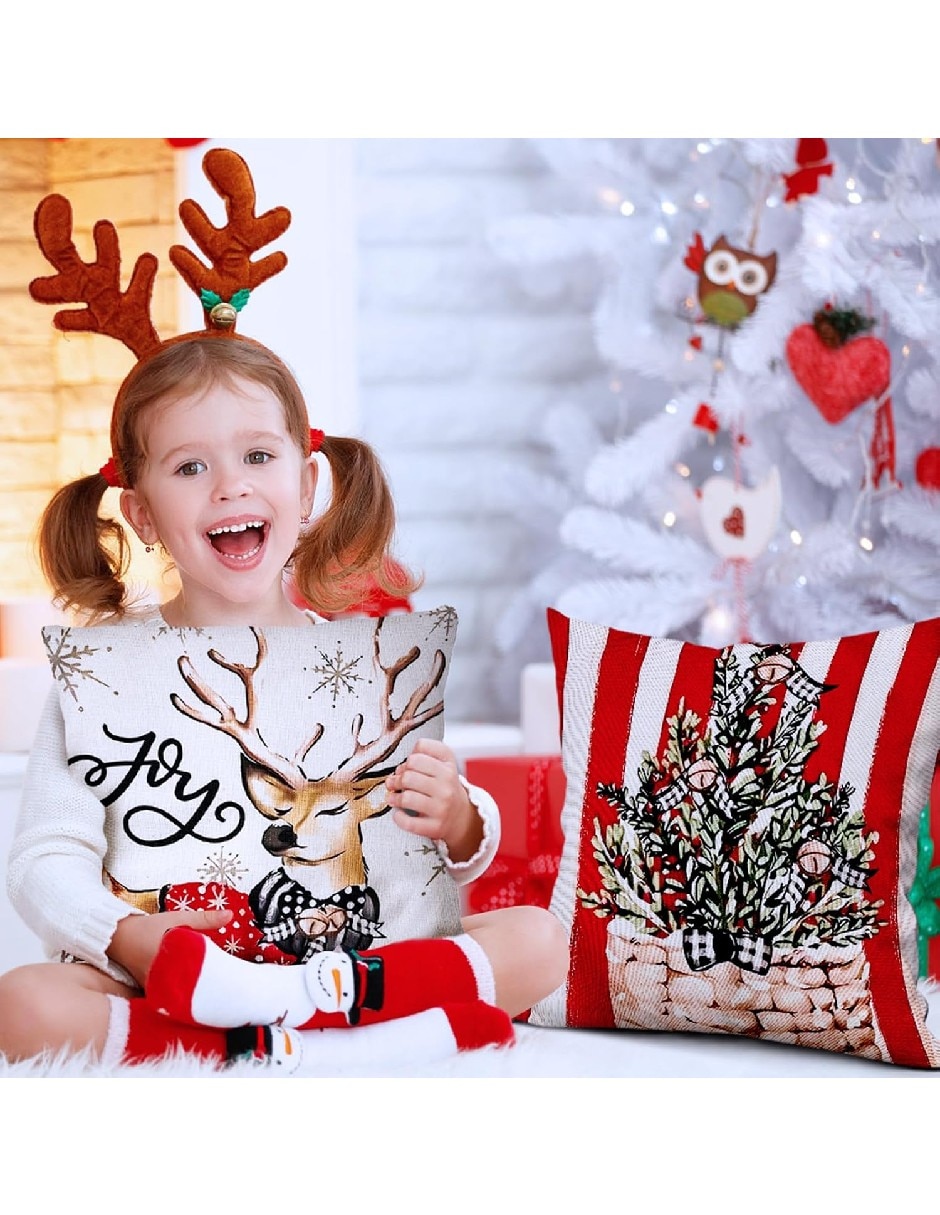 Set funda cojín navidad 2