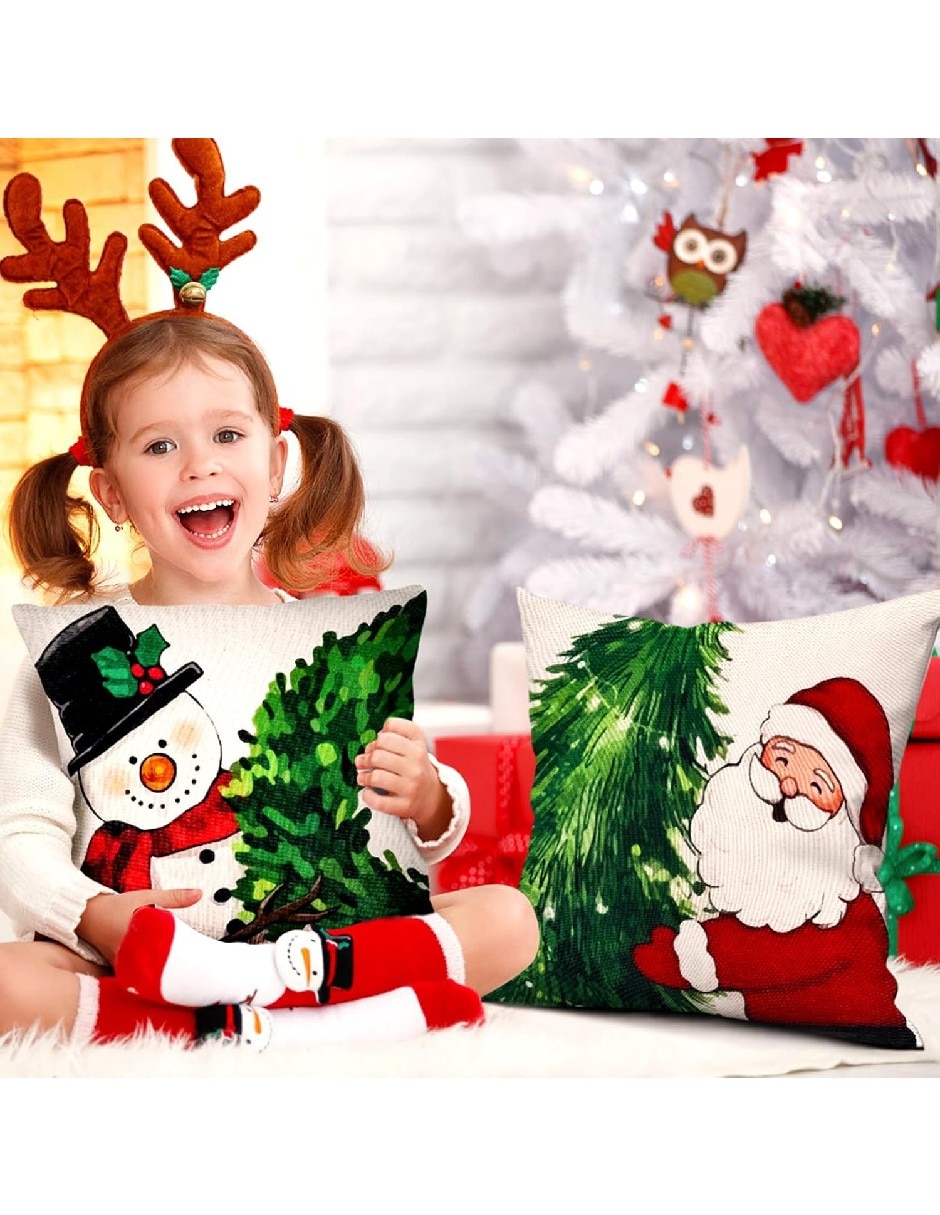 Set funda cojín navidad 2