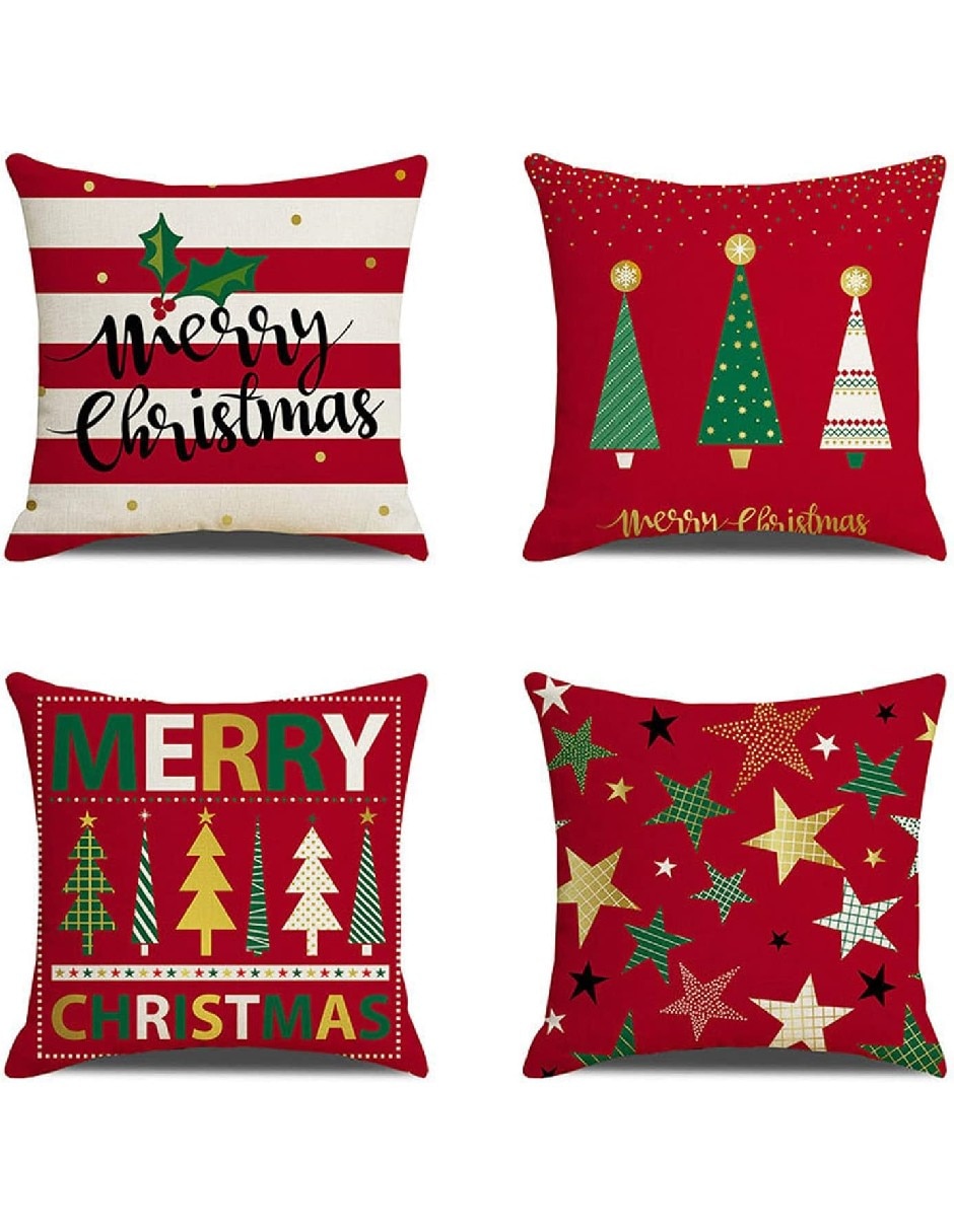 Set funda cojín navidad Set funda cojín navidad