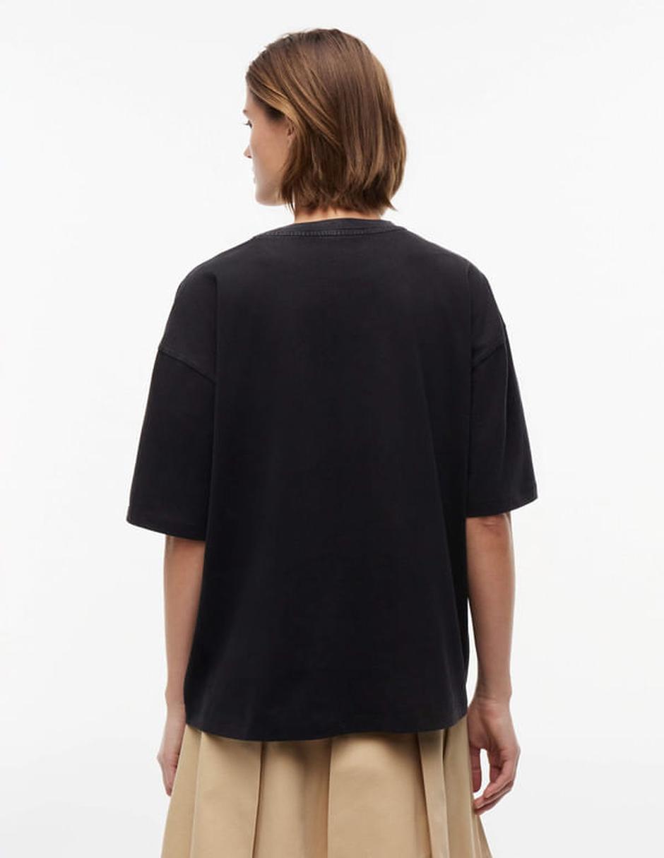 Playera manga corta cuello redondo para mujer 5