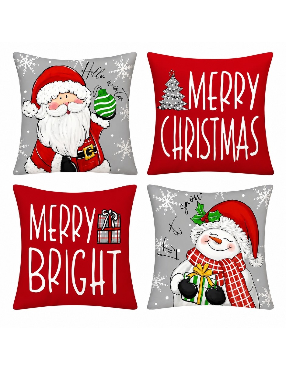 Set funda cojín navidad