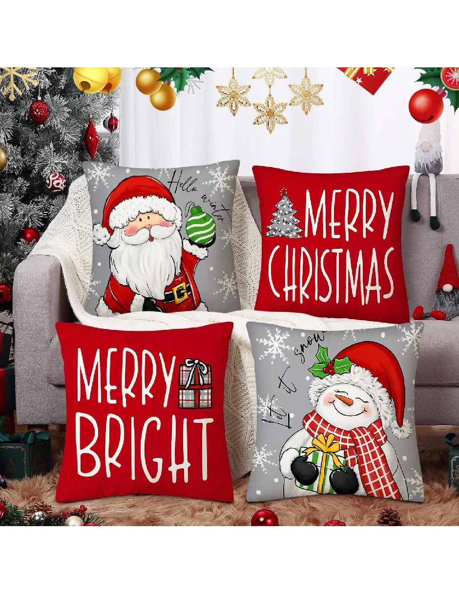 Set funda cojín navidad 2