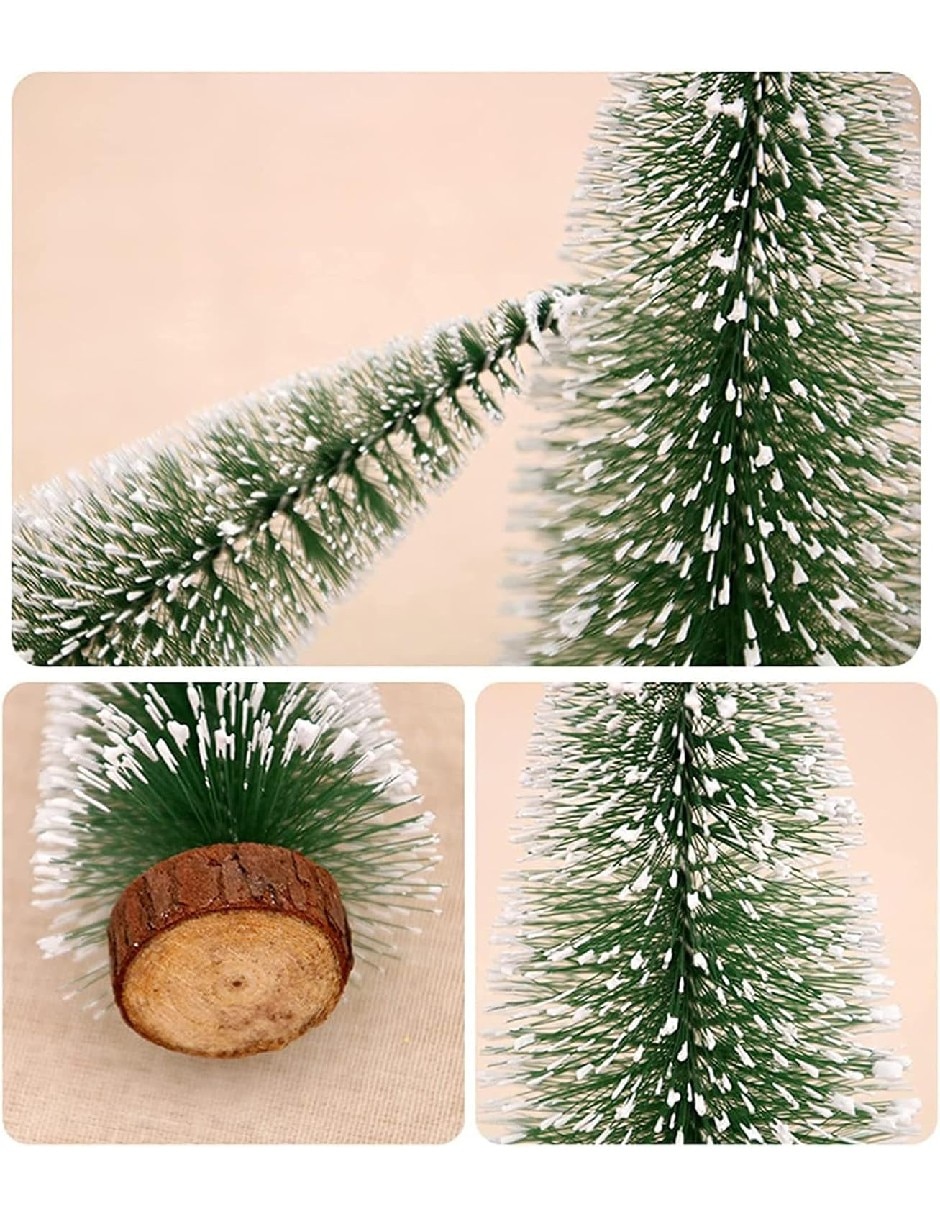 Set de figura decorativa de pino navidad de plástico 2