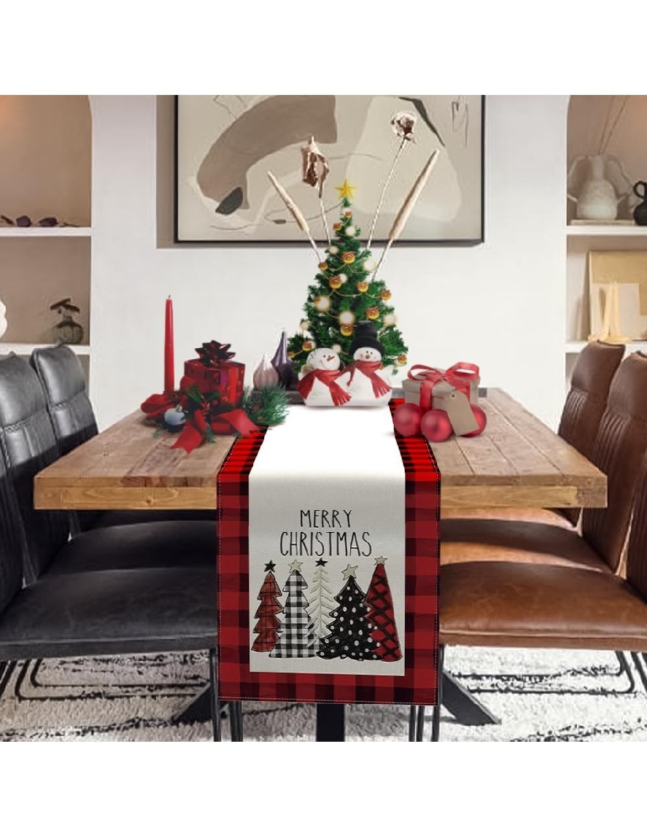Camino mesa rectangular navidad 3