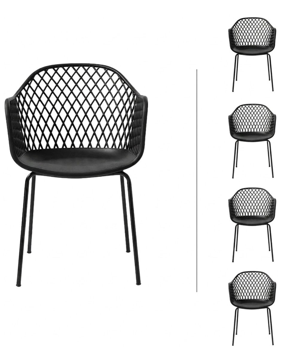 Set de sillas 4 piezas kamari Set de sillas 4 piezas kamari