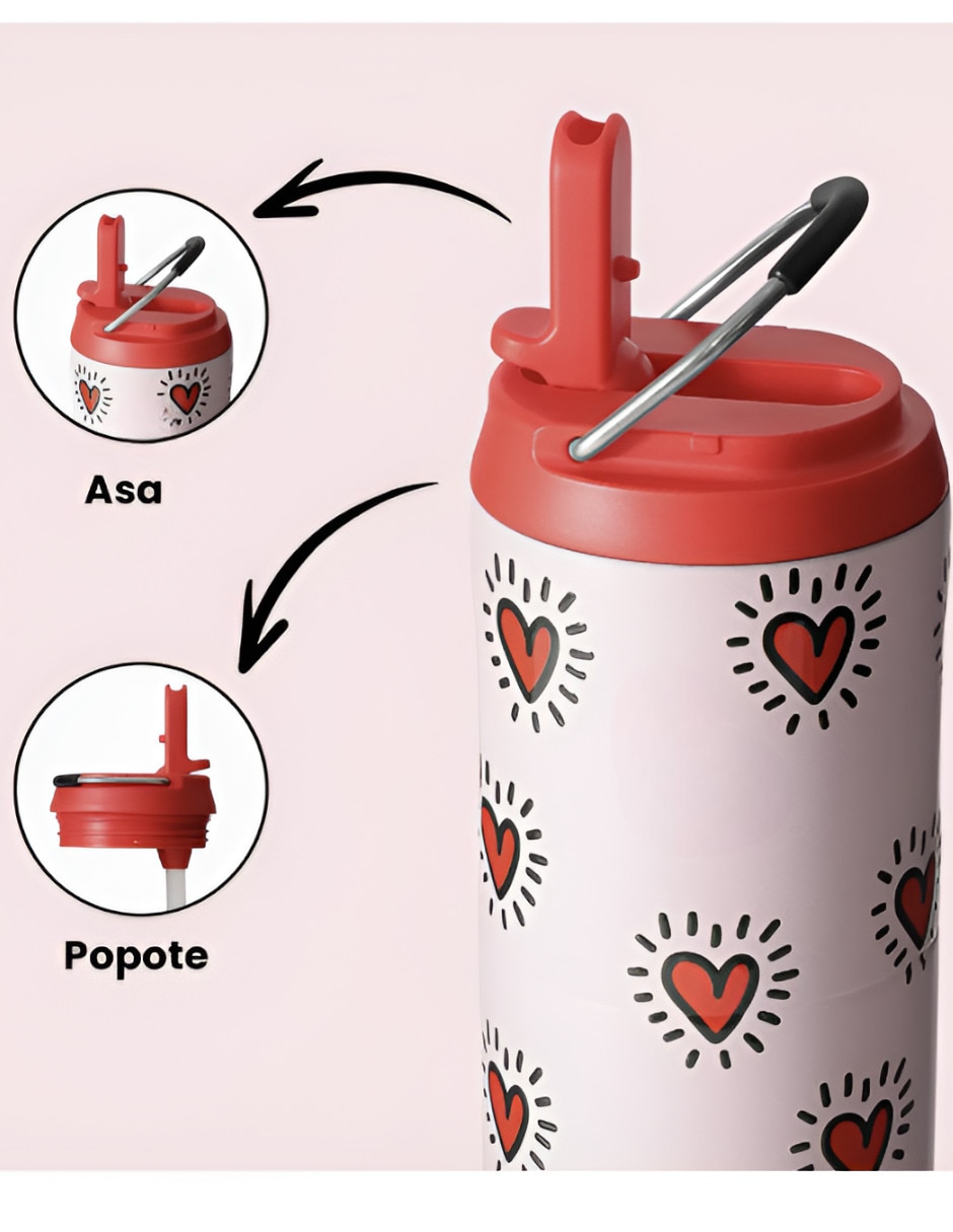 Termo de acero inoxidable con tapa rosca 700 ml