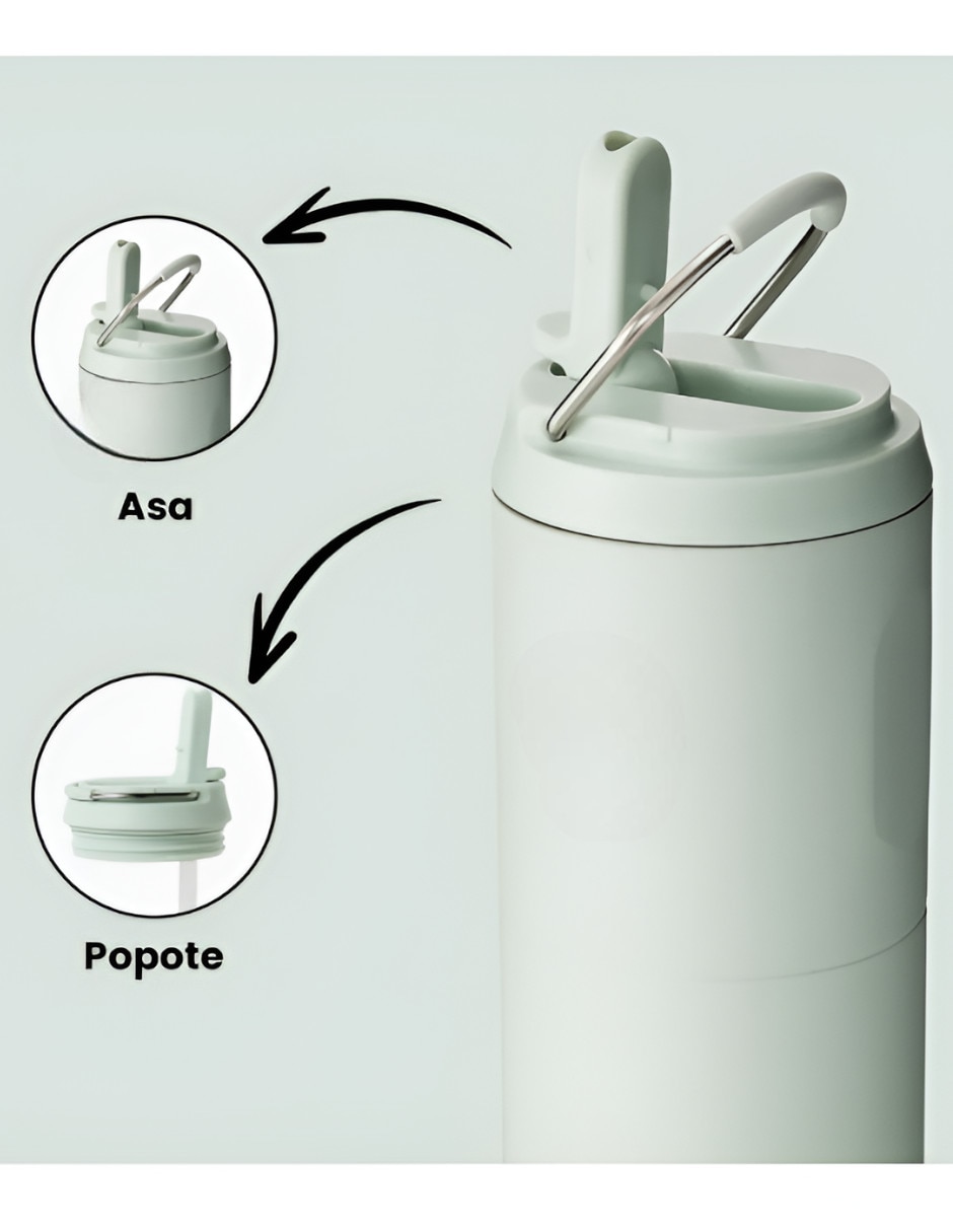 Termo de acero inoxidable con tapa rosca 700 ml
