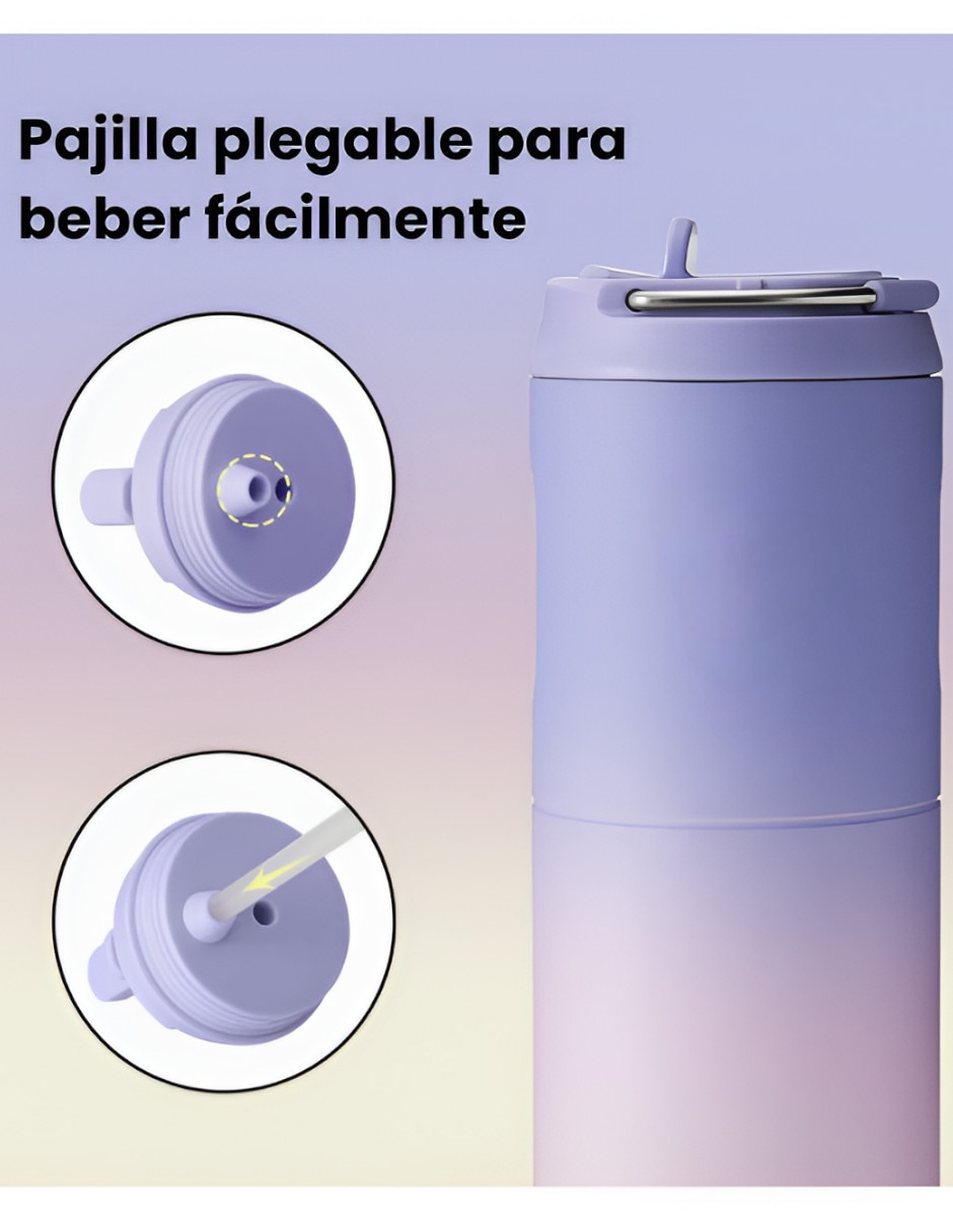 Termo de acero inoxidable con tapa rosca 700 ml
