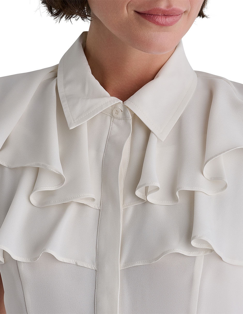 Blusa manga corta para mujer 4