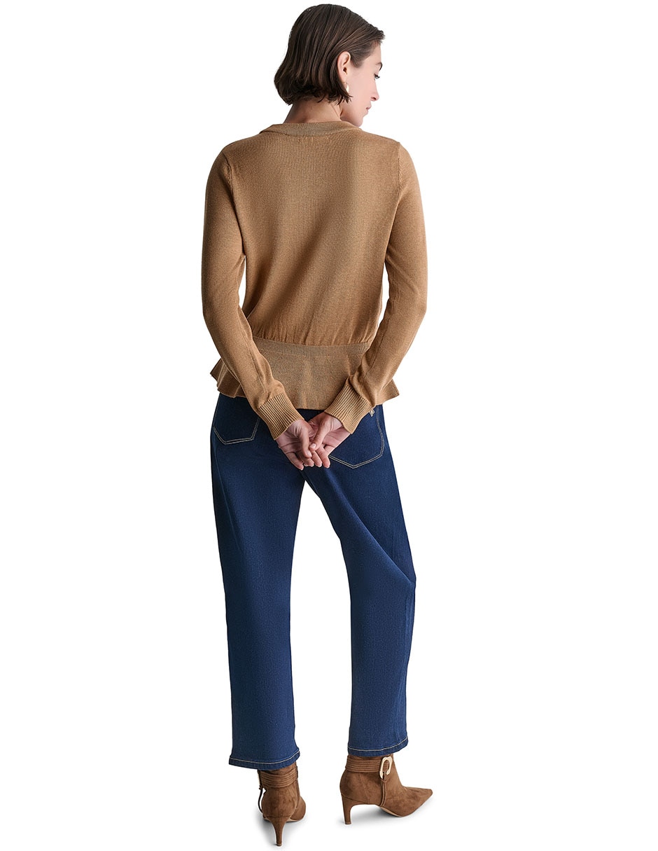 Suéter cuello redondo para mujer 6