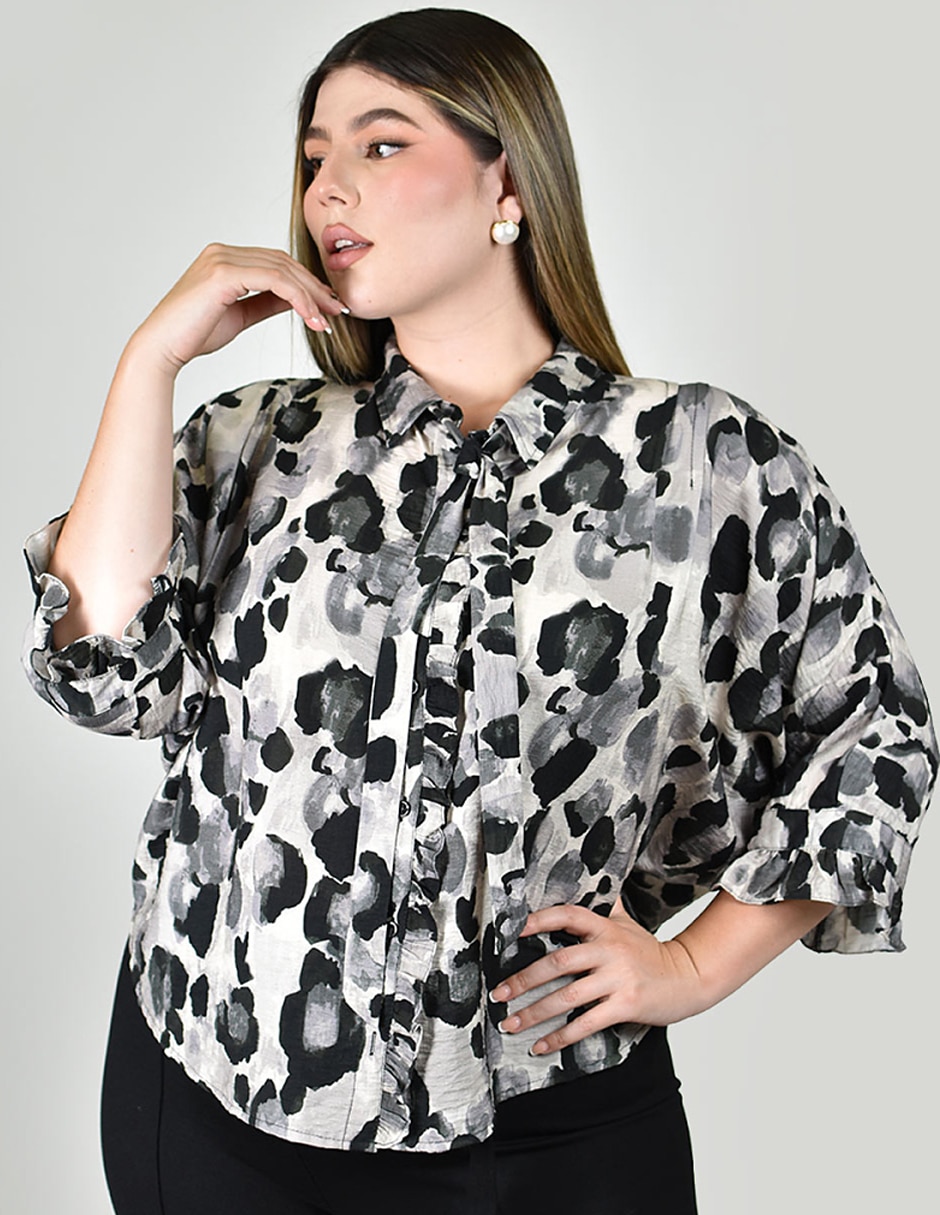 Blusa manga 3/4 para mujer