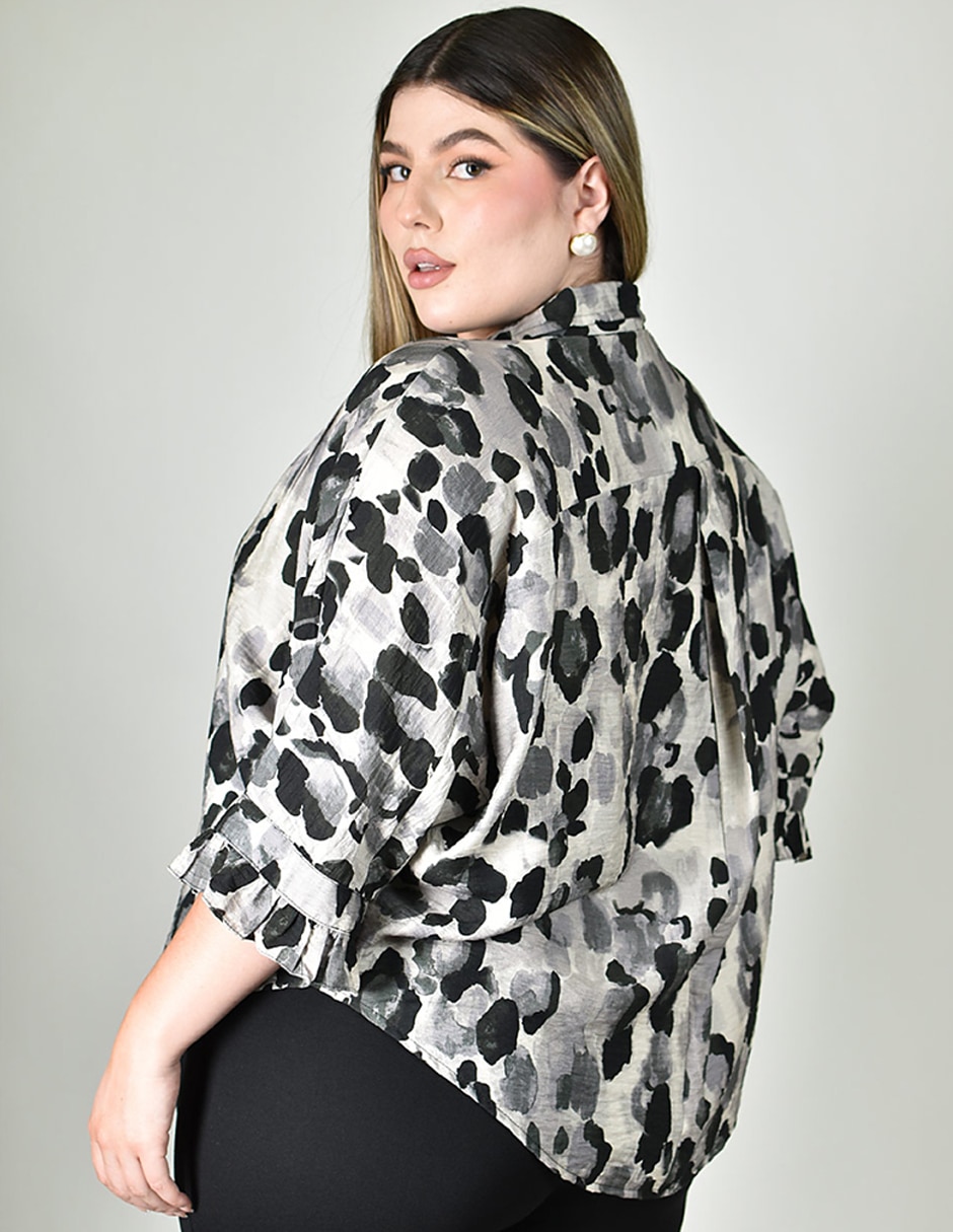 Blusa manga 3/4 para mujer