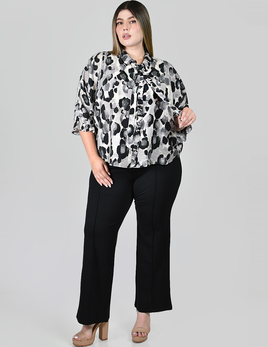 Blusa manga 3/4 para mujer