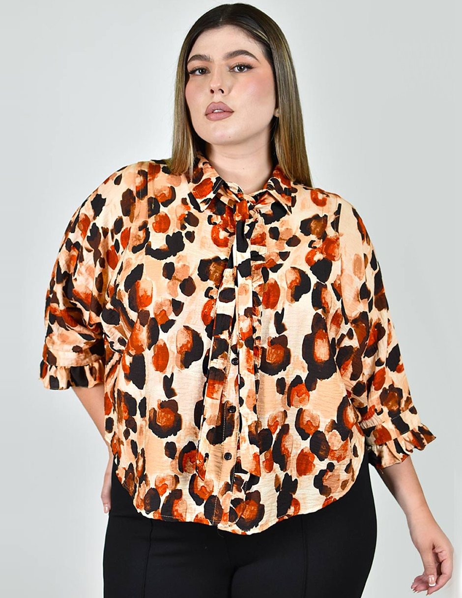 Blusa manga 3/4 para mujer