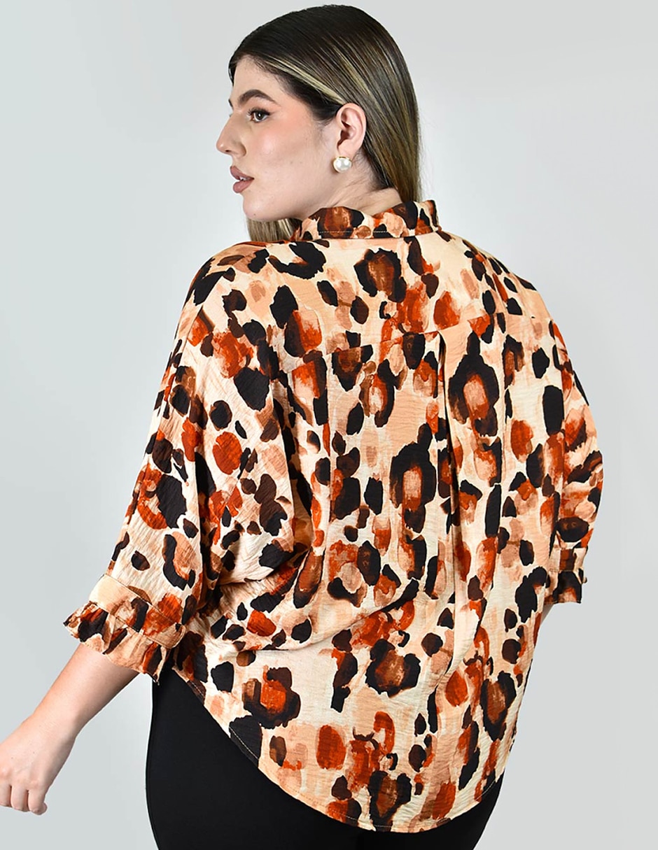 Blusa manga 3/4 para mujer