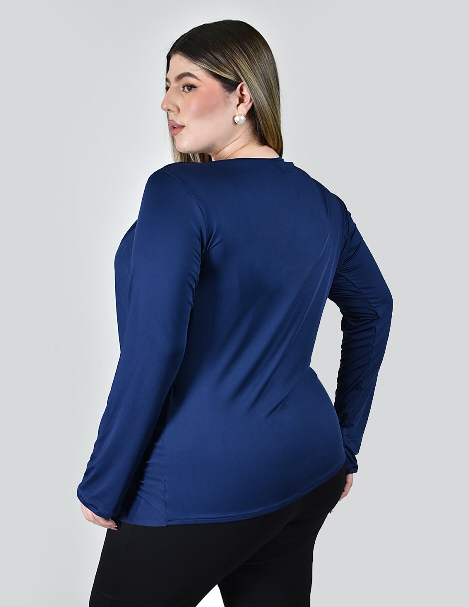 Blusa manga larga para mujer 3