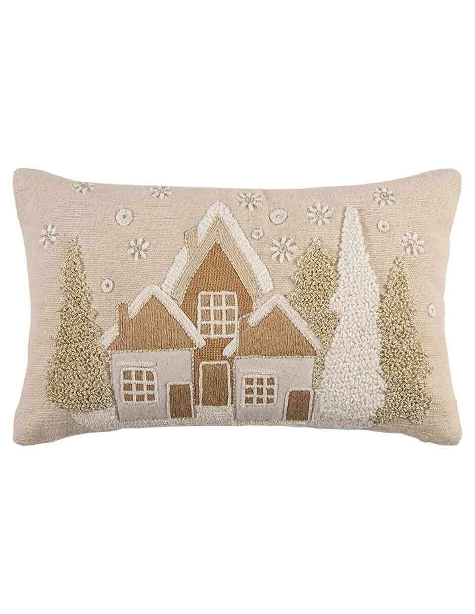 Cojín decorativo winter cabin navidad
