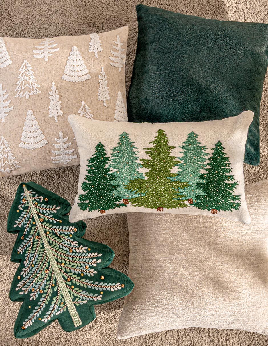 Cojín decorativo forest navidad