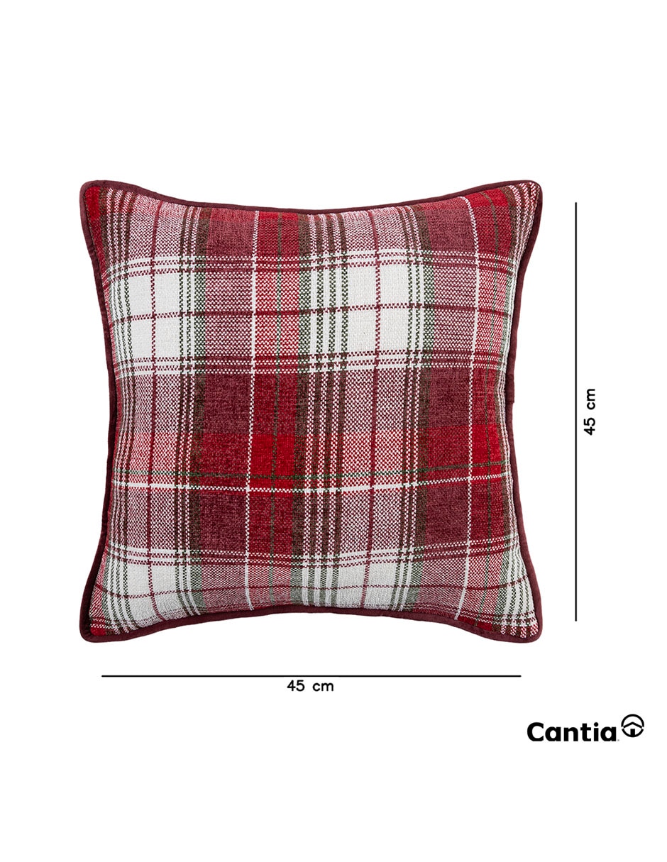 Cojín decorativo holly navidad 5