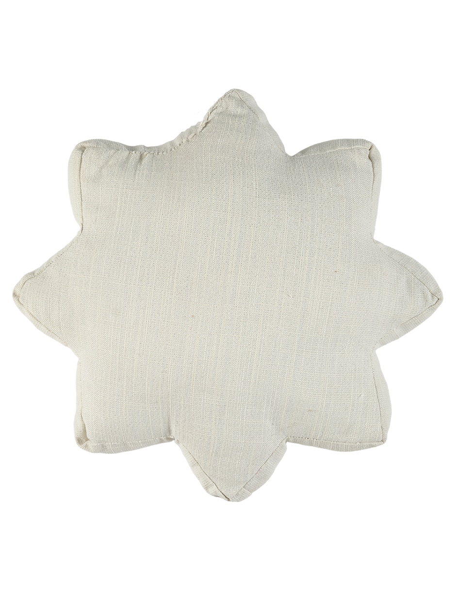 Cojín decorativo snowflake navidad