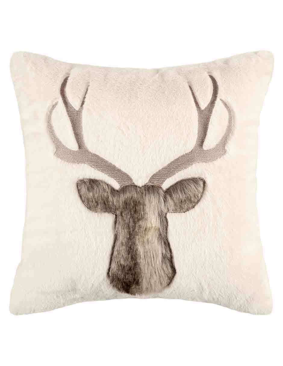 Cojín decorativo reindeer navidad