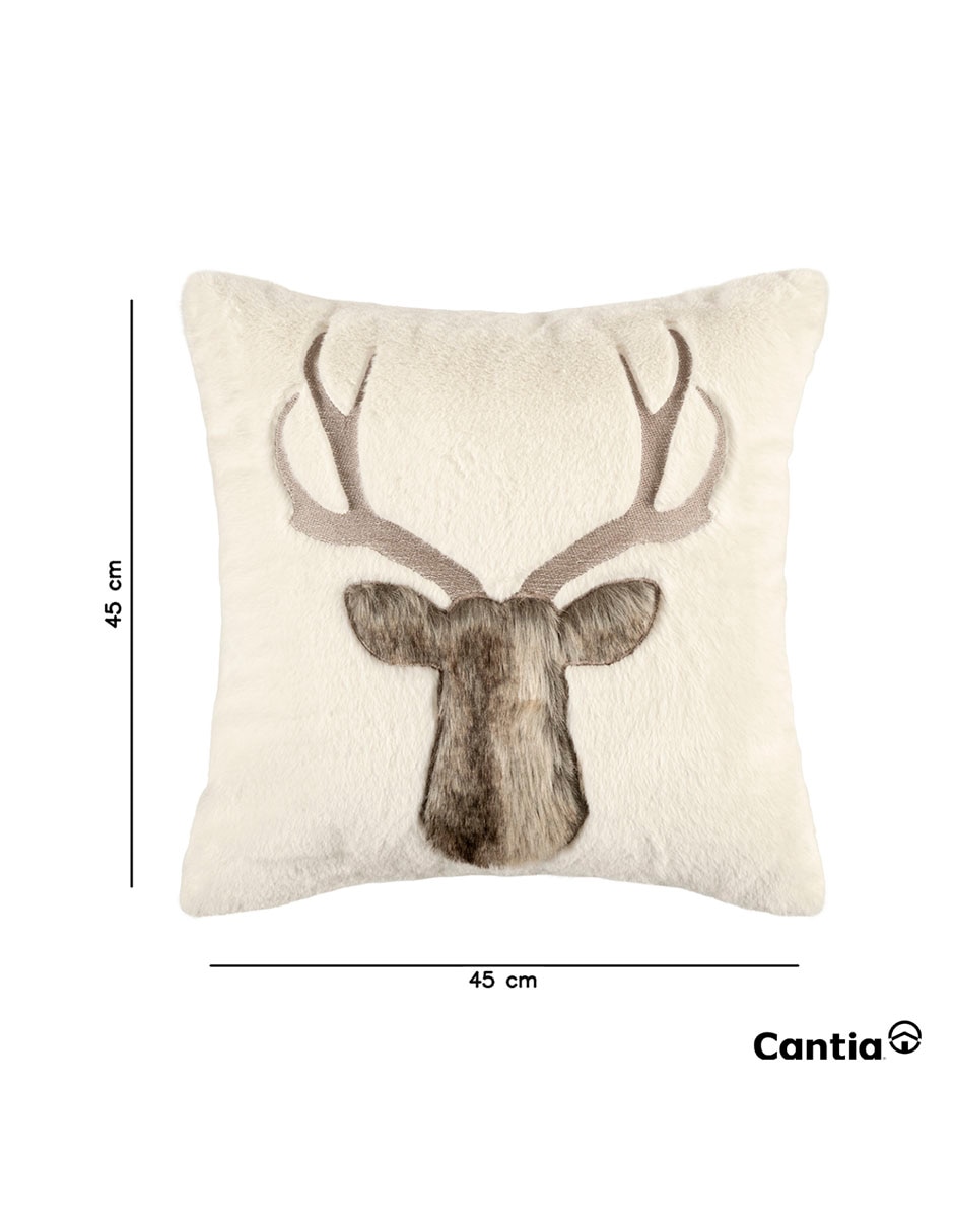 Cojín decorativo reindeer navidad 5