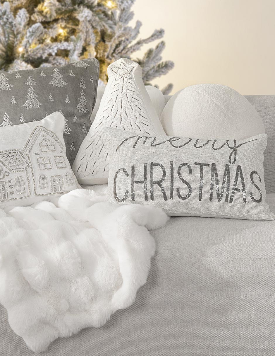 Cojín decorativo merry christmas navidad