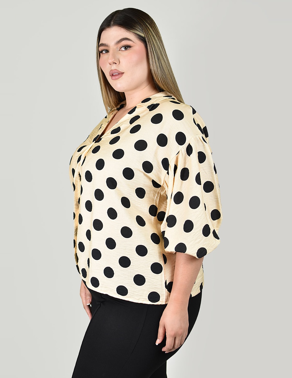 Blusa manga al codo para mujer 5