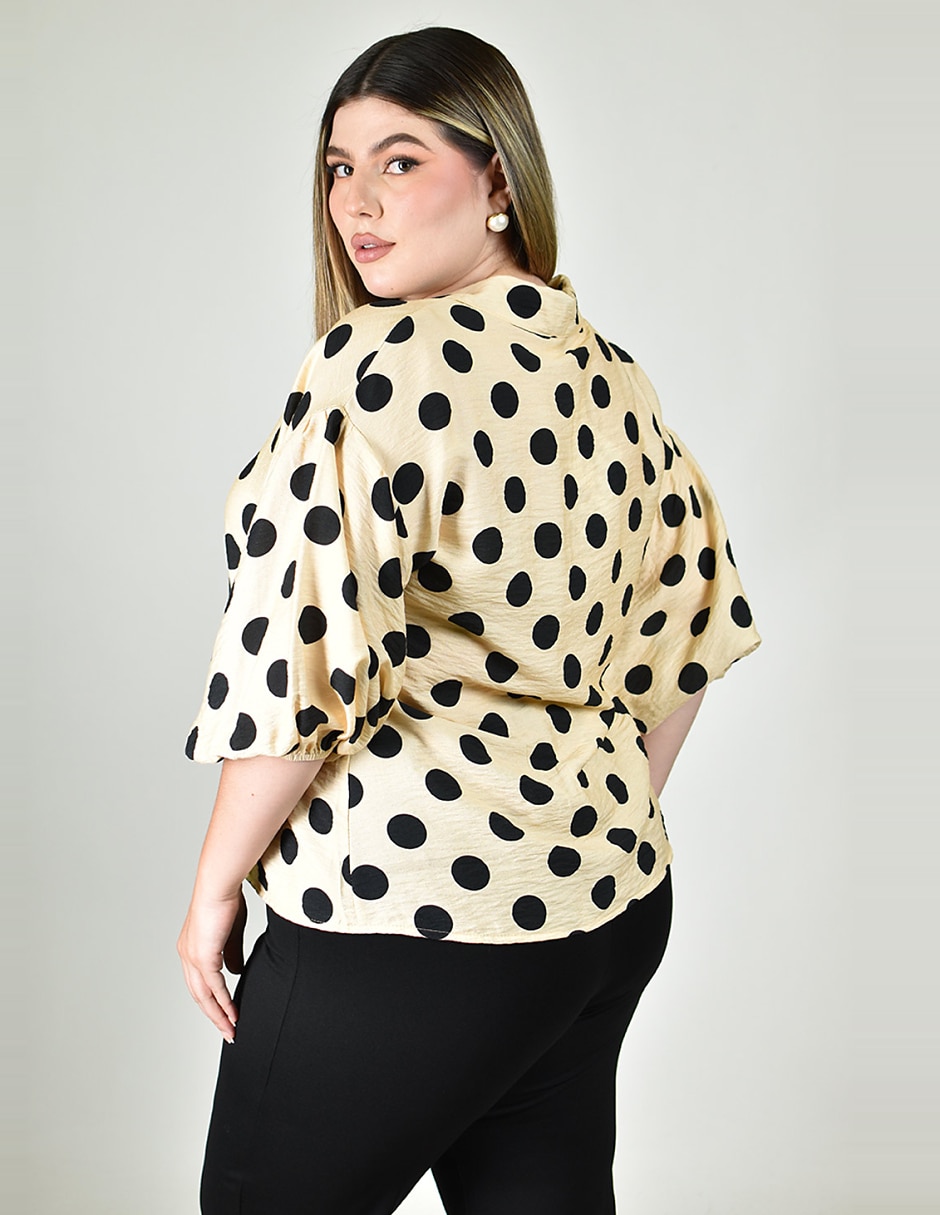 Blusa manga al codo para mujer 4