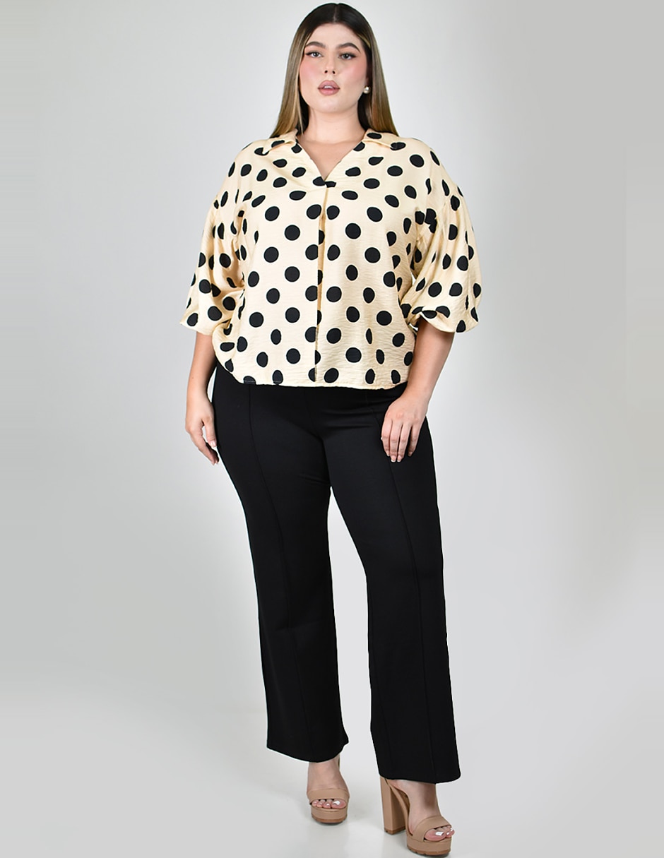 Blusa manga al codo para mujer 2