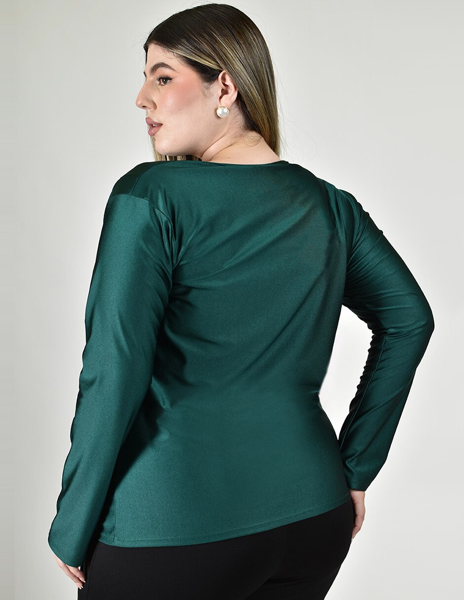 Blusa manga larga para mujer 3