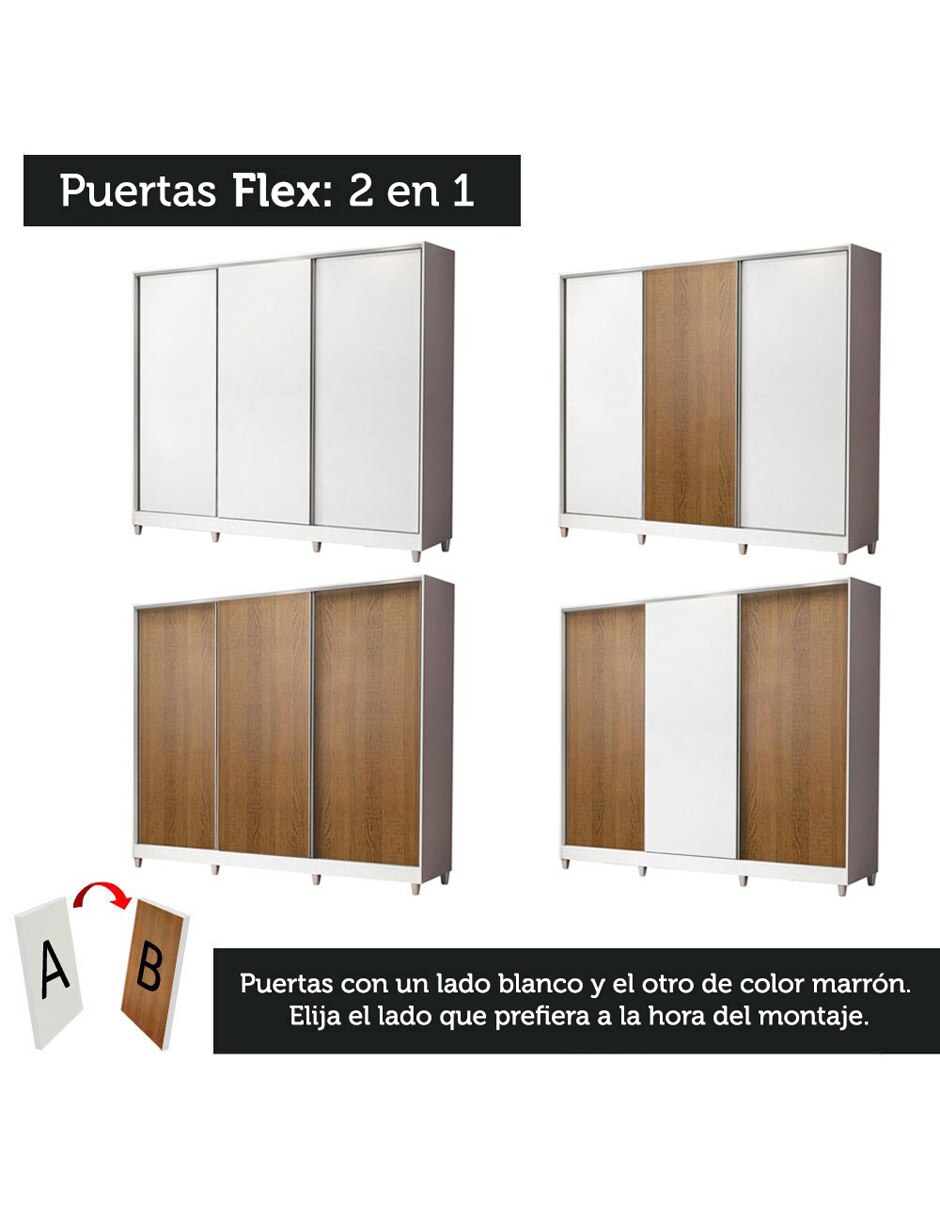 Ropero armable 10631bcp de mdf 9