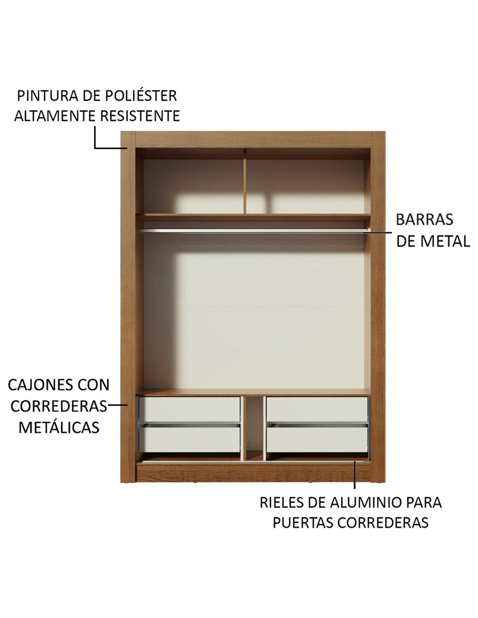 Ropero armable 10944g de mdp 2