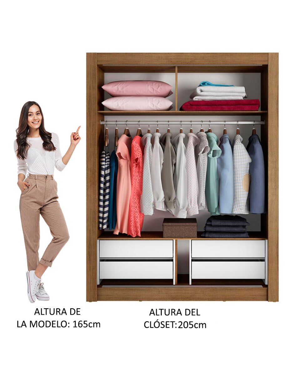 Ropero armable 10944g de mdp 8