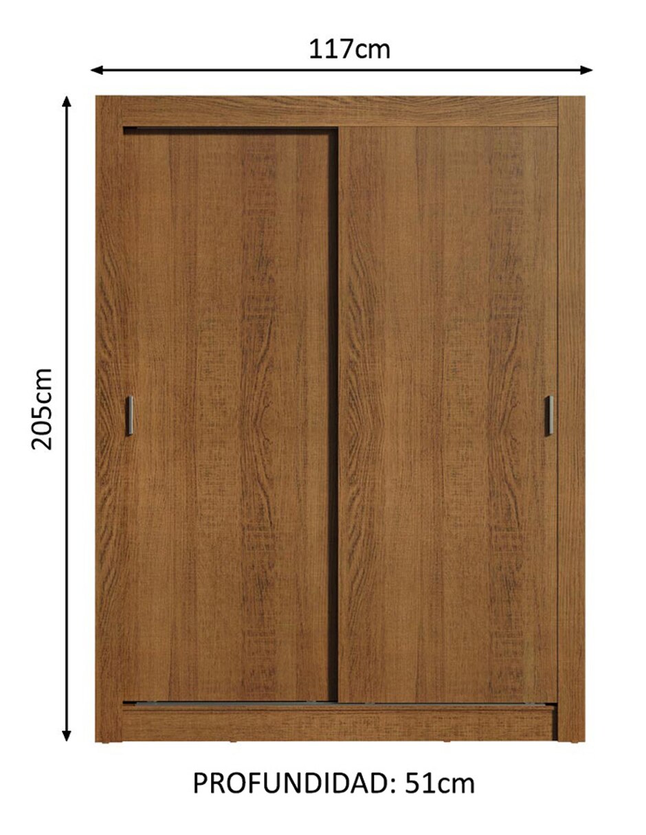 Ropero armable 10944g de mdp 10